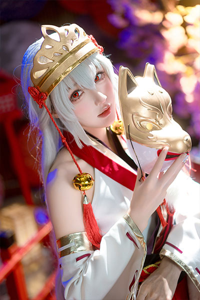 图片[3]-游戏角色还原艺术：阿包也是兔娘的原神甘雨Cosplay赏析